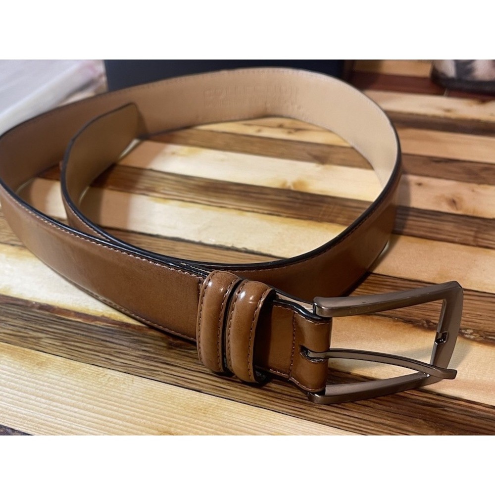 Women's Belt Synthetic Leather The Collection For Michael Strahan Brown Size 32